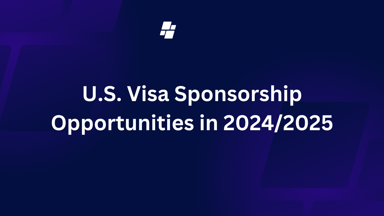 U.S Visa Sponsorship